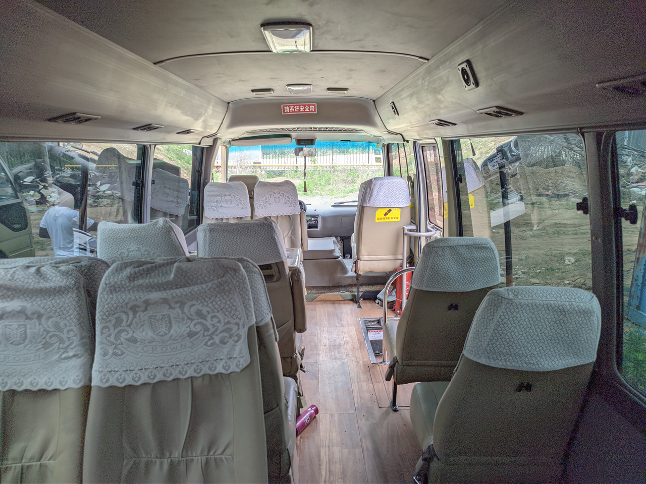 Микроавтобус, Пассажирский фургон TOYOTA Coaster passenger bus petrol engine: фото 7