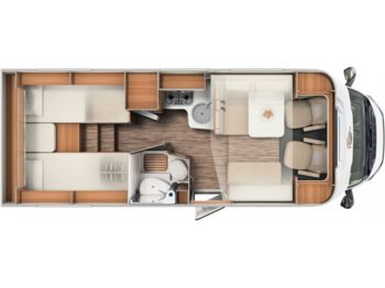 Carado T 448 SAT/TV/Markise/Fahrradtr. - Кастенваген