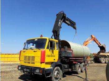 Бортовой грузовик JELCZ Hiab 280-5 Jelcz 6x4
