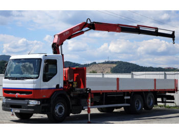 Бортовой грузовик Renault Premium 320 Pritsche 8,80m + KRAN