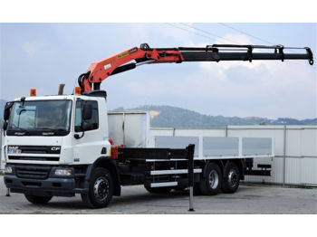 Грузовик бортовой/ Платформа DAF CF 85.430 Pritsche 8,10 m + KRAN*Top Zustand!: фото 1