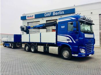 Грузовик DAF XF 460 FAN SpaceCab, Pritsche, Kasten, Kran, Anh