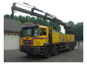 MAN 41.403 8x4 HIAB 300 CRANE - Грузовик бортовой/ Платформа