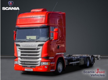 Грузовик-контейнеровоз/ сменный кузов SCANIA R 410 LB6x2MLB *Jumbo*