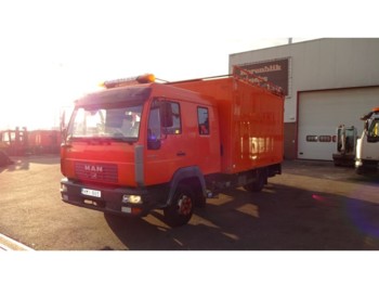 Грузовик с закрытым кузовом MAN LE 180 C DUBBELCABINE