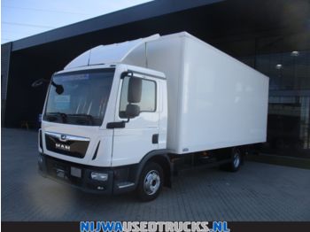Грузовик с закрытым кузовом MAN TGL 8 180 Vangmuil + Laadklep