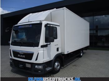 Грузовик с закрытым кузовом MAN TGL 8 180 Vangmuil + Laadklep