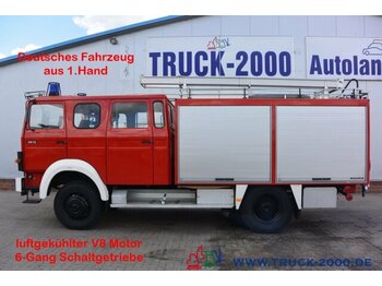 Magirus Deutz 120 - 23 AW LF16 4x4 V8 nur 10.298 km -Feuerwehr - грузовик с закрытым кузовом