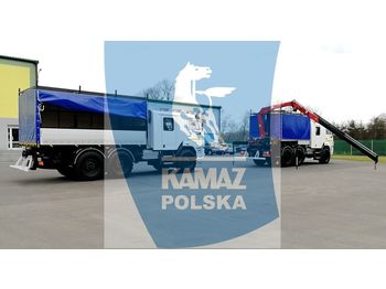 Новый Тентованный грузовик, Коммунальная/ Специальная техника KAMAZ 6x6 SERVICE CAR: фото 1