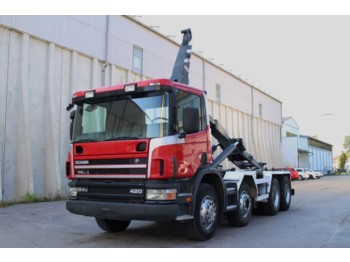 Крюковой мультилифт SCANIA 124.420 8x4 Klima Manuell Retarder AHK