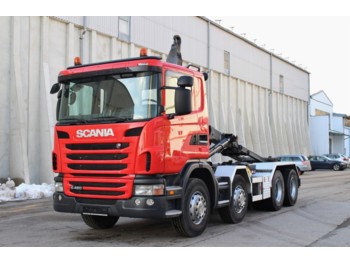 Крюковой мультилифт SCANIA G480 8x4 Euro5 Manuell AHK Multilift