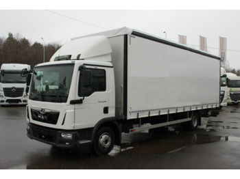 Новый Тентованный грузовик MAN TGL 12.250 4X2 BL , EURO 6!! HYDRAULIC LIFT: фото 1