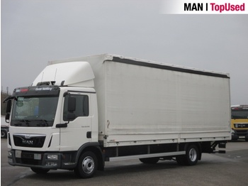 Тентованный грузовик MAN TGL 12.250 4X2 BL (Euro 6,Schiebeplane,Lbw): фото 1