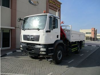 Грузовик бортовой/ Платформа, Автоманипулятор MAN TGM 18.240 4×4 FASSI 110 Truck Crane 2011: фото 1