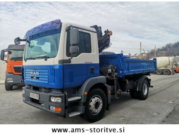 Самосвал MAN TGM 18.280 4X2 Kran  Hiab 099 BS- 2C L: фото 1