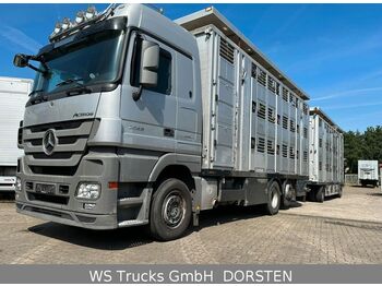 Грузовик для перевозки животных Mercedes-Benz 2548 Menke 3 Stock Vollalu Hubdach Komplett: фото 1