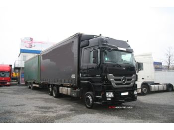 Тентованный грузовик Mercedes-Benz ACTROS 2544 L 6x2,EURO 5 EEV, RETARDER: фото 1