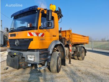 Самосвал, Автоманипулятор Mercedes-Benz AXOR 1828 4X4 ATLAS TEREX + REMOTE CONTROL: фото 1