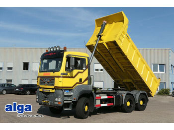 Самосвал MAN 33.430 TGA BB 6x6, Wechselsystem, Kipper & SZM