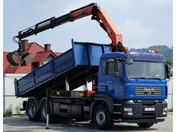 Самосвал MAN TGA 33.360 Kipper 5,80m + Kran *6x4!