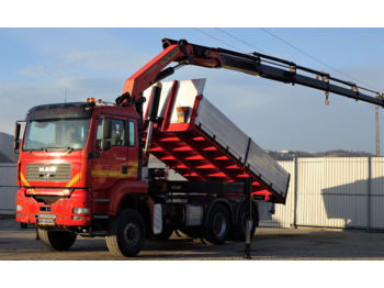 Самосвал MAN TGA 33.410 Kipper 5,20m +Kran*6x6 ! Top zustand!