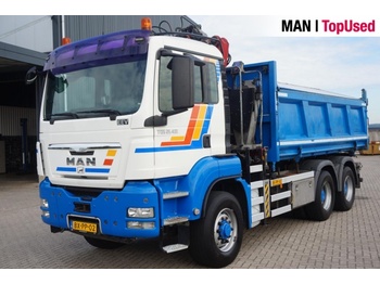 Самосвал MAN TGS 26.400 6X6H BL / Kipper + Kraan