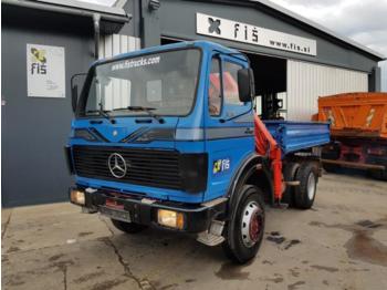 Самосвал Mercedes Benz 1213 AK 4X4 meiller tipper + crane