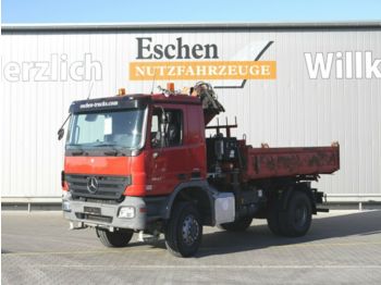 Самосвал Mercedes-Benz 1841 AK, 4x4, Atlas 120.2 E A3 Kran, Klima, Bl