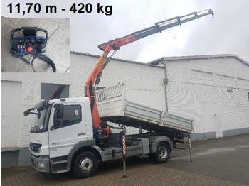 Самосвал Mercedes-Benz Atego 822 K Atego 822 K, Palfinger Kran PK 7501 C 11,80m 420 kg, hydr. Funk.,