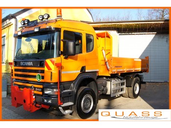 Самосвал SCANIA P114 CB 4x4HA 340 / EURO 3 / Winterdienst / Schneepflug