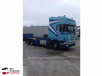 Грузовик-контейнеровоз/ Сменный кузов Scania 144 460: фото 1