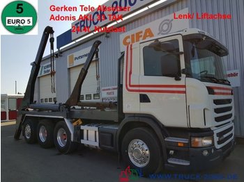 Портальный бункеровоз Scania G 480 8x4 Tele Gerken Adonis 24.5t. NL Lenk Lift: фото 1