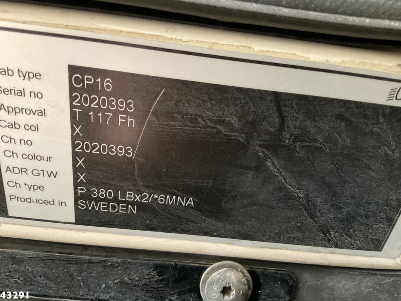 Крюковой мультилифт, Автоманипулятор Scania P 380 8x2 Hiab 22 Tonmeter laadkraan: фото 18