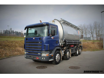 Грузовик Scania R124 GB 8x2*6 Silo für Zement: фото 1
