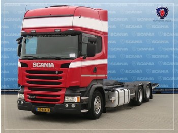 Грузовик-контейнеровоз/ Сменный кузов Scania R410 LB6X2MNB | BDF SYSTEM | WECHSELFAHRGESTELL | RETARDER | EURO 6: фото 1