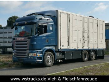 Грузовик для перевозки животных Scania  R 560 V8 Highline Menke 3 Stock Vollalu: фото 1