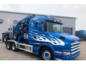 Грузовик Scania T420 Manual Retarder Euro-4 Holztransport 2006