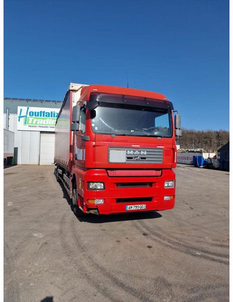 Тентованный грузовик MAN TGA 16.380