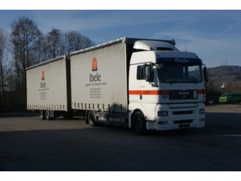 Тентованный грузовик MAN TGA 18.400 Jumbo + Tandem Anhg