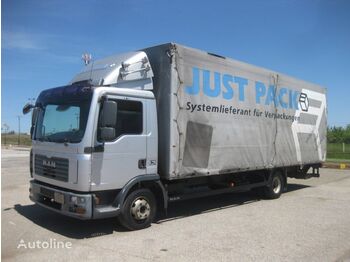 Тентованный грузовик MAN TGL 12.240 4X2 BL