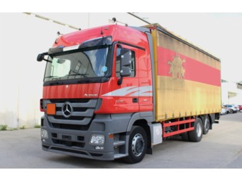 Тентованный грузовик MERCEDES-BENZ Actros 2544 6x2 Euro5 LBW AHK