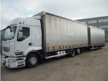 Тентованный грузовик Renault Premium R460.25, EEV, JUMBOZUG 120m3