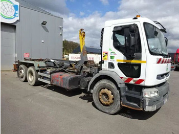 Тросовый мультилифт Renault Premium 370 dci - 6x2 - container system - crane/grue