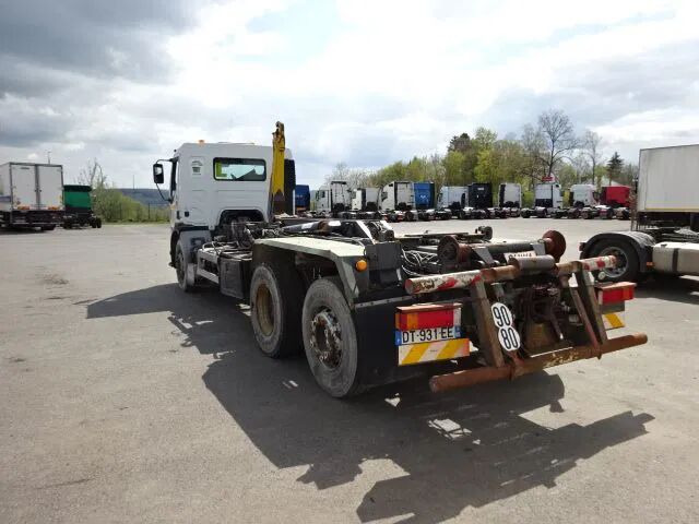 Тросовый мультилифт Renault Premium 370 dci - 6x2 - container system - crane/grue