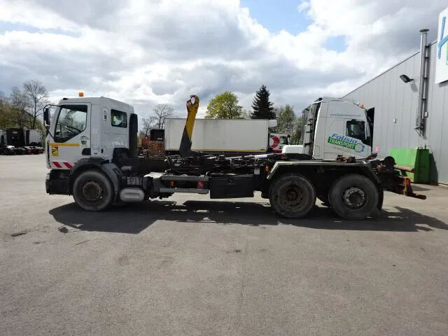 Тросовый мультилифт Renault Premium 370 dci - 6x2 - container system - crane/grue