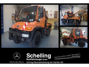 Грузовик UNIMOG U 400 Mähtür Hydrostat Zapfwelle Mulag MHU800: фото 1