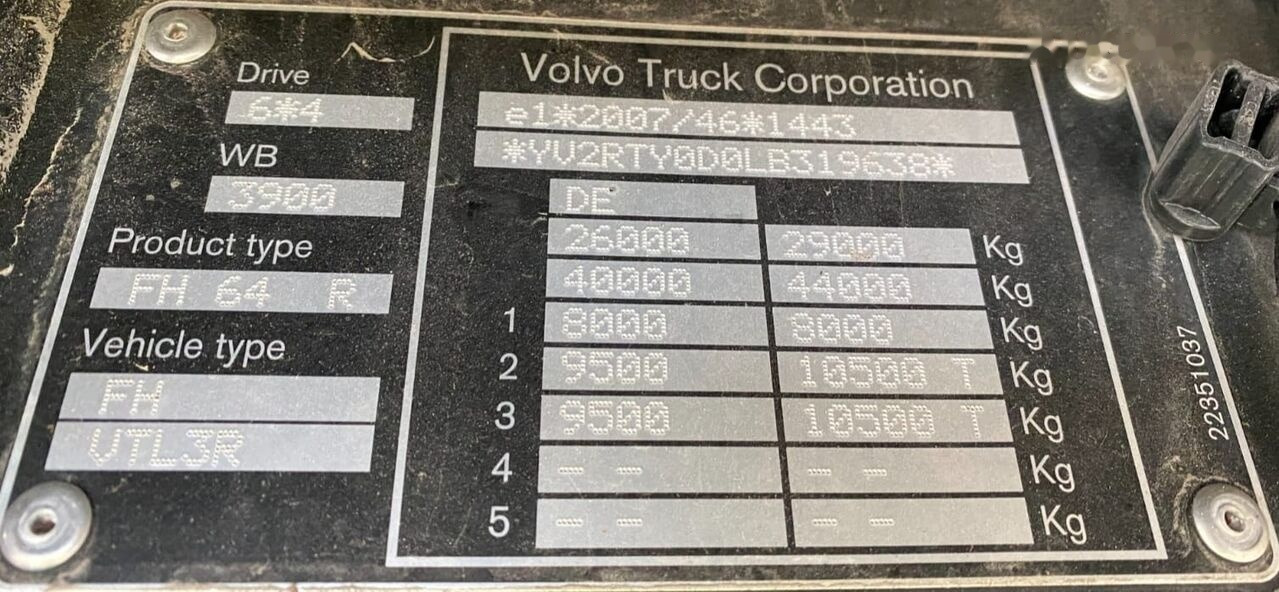 Лесовоз Volvo FH 460 6x4 BLL VEB: фото 7