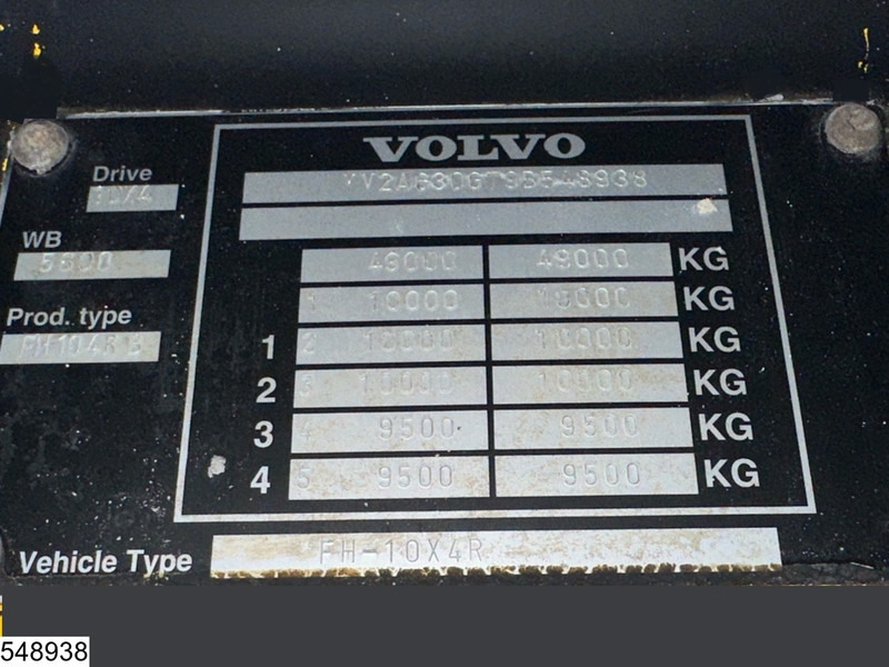 Volvo FH 500 10x4, EURO 5, Steel suspension, Manual в лизинг Volvo FH 500 10x4, EURO 5, Steel suspension, Manual: фото 9