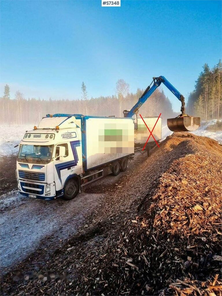 Volvo FH 6*4 Chip Truck with Palfinger crane в лизинг Volvo FH 6*4 Chip Truck with Palfinger crane: фото 12