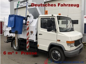 Мусоровоз Для транспортировки мусора Mercedes-Benz 814 D 6m³Seitenlader*Presse*1.Hand*DeutscherLKW: фото 1